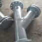 供应工业污水处理DN400 40KG高压Y型过滤器 316L法兰式过滤器